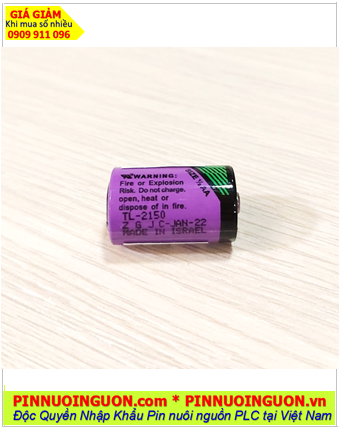 Pin Tadiran TL-2150; Pin nuôi nguồn PLC Tadiran TL-2150 lithium 3.6v 1/2AA 1000mAh _Xuất xứ Israel